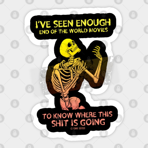 Here we go... Sticker by Tommy Devoid